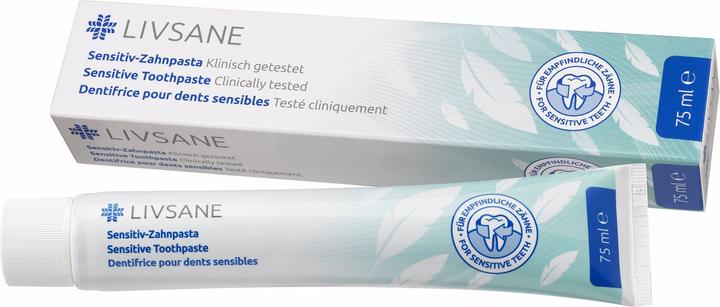 Actual product image Livsane Sensitive toothpaste (75 ml)