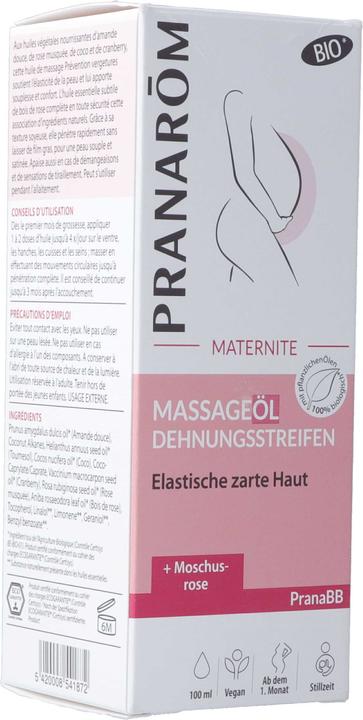 Produktbild Pranarom PranaBB Schwangerschaft Massageöl Dehnungsstreifen Bio (100 ml)