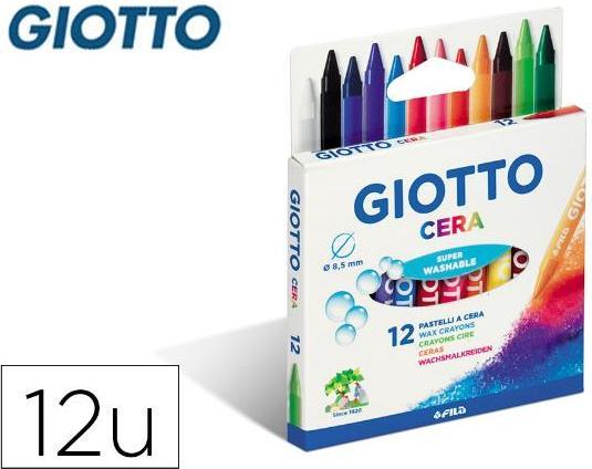 Actual product image Giotto Wax crayons Multicoloured, 12 pieces (12x)