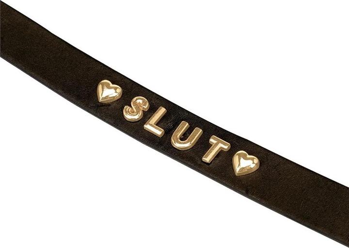 Productafbeelding Liebe Seele Leren halsband "Slet"