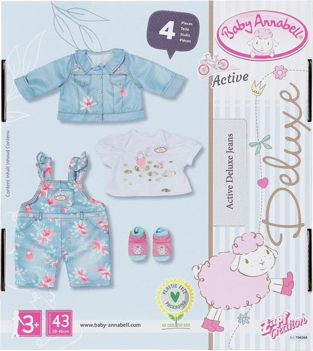 Produktbild Baby Annabell Active Deluxe Jeans, 43 cm