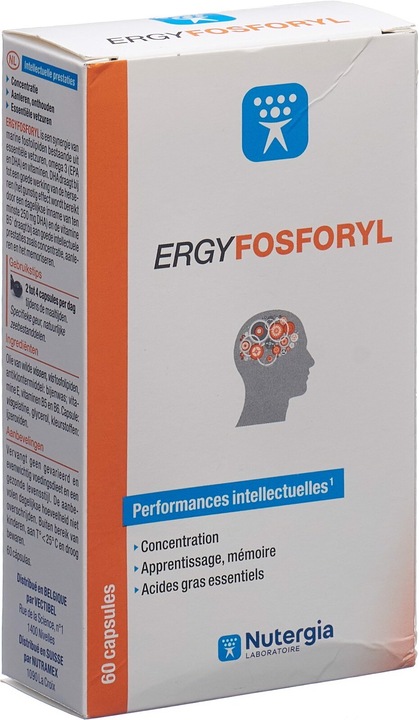 Actual product image Nutergia Ergyfosforyl Caps (60 Piece, Capsules, 72 g)