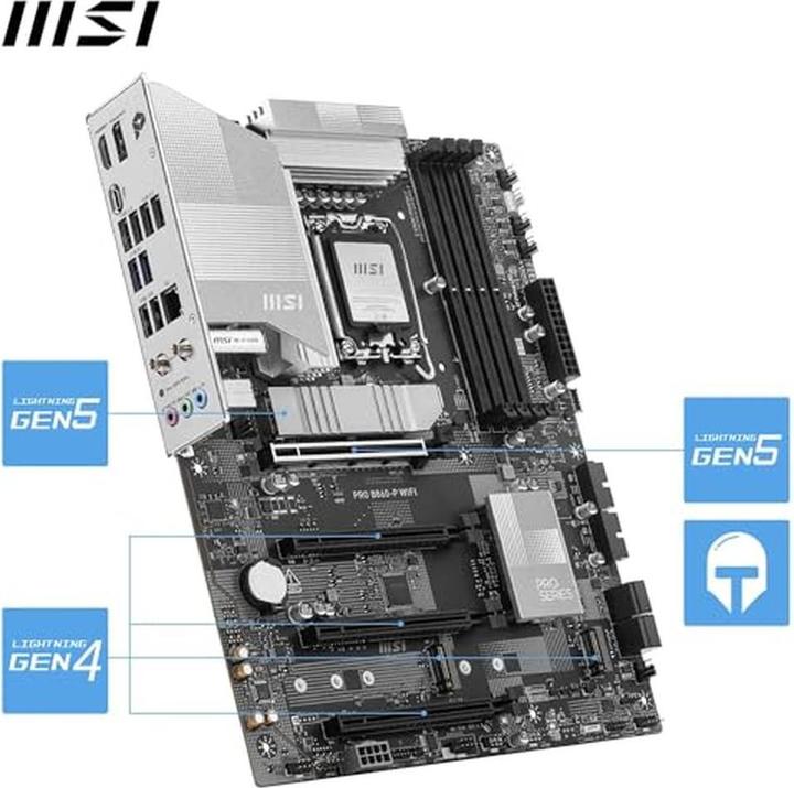 Image du produit MSI PRO B860-P WIFI (LGA 1851, Intel B860, ATX)
