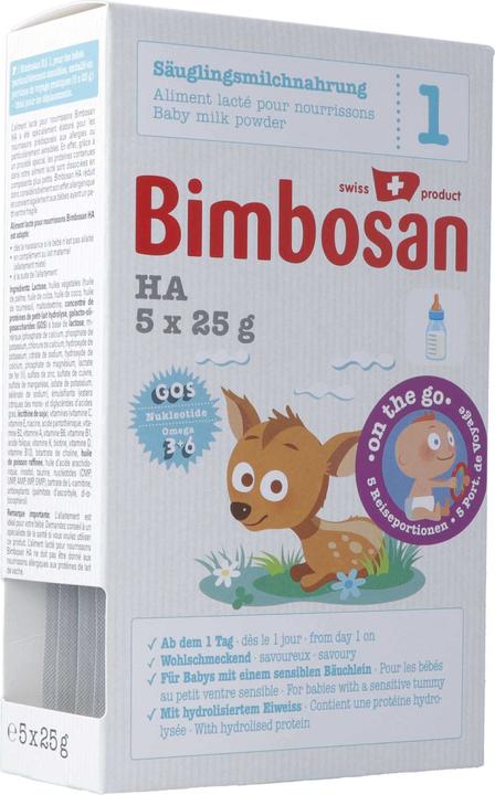 Actual product image Bimbosan HA 1 (125 g, from birth)