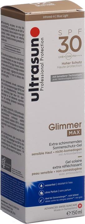 Actual product image Ultrasun Glimmer MAX (Sun gel, SPF 30, 150 ml, 230 g)