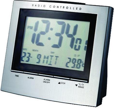 Actual product image Technoline WT 280 Radio controlled alarm clock with date display, indoor temperature display