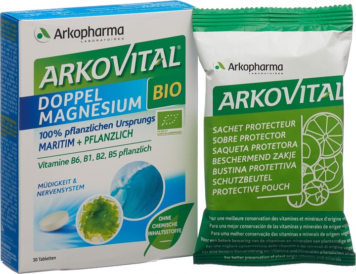 Produktbild Arkopharma Doppel Magnesium Bio Tabl (30 Stück, Tabletten, 45 g)