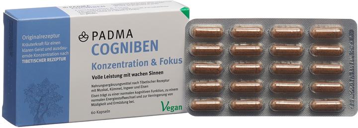 Image du produit Padma Cogniben (60 pièce(s), Capsules, 52 g)