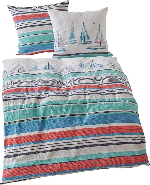 Produktbild Traumschlaf Segelschiff (Bettwäsche Set, 155x220 cm + 80x80 cm)