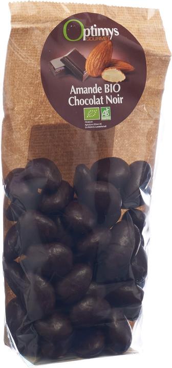 Actual product image Optimys Indulgence almonds dark chocolate organic (150 g)