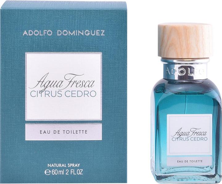 Adolfo Dominguez Agua Fresca Citrus Cedro Eau De Toilette Spray 60ml (Eau de toilette, 60 ml)