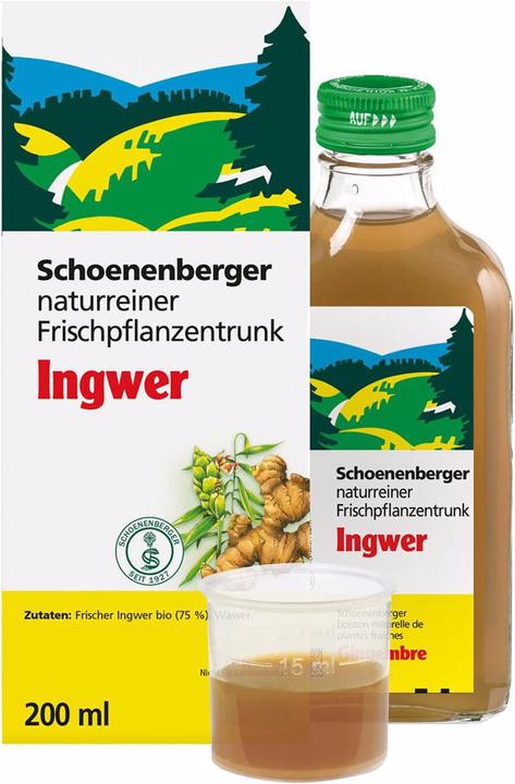 Produktbild Schönenberger Ingwer naturreiner Frischpflanzentrunk Bio Saft (1 Stück, Flüssigkeit, 436 g)