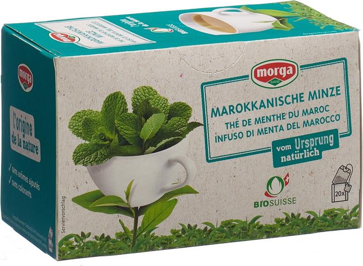 Morga Marokkominze Tee mit Hülle Bio Knospe Tees (30 g)