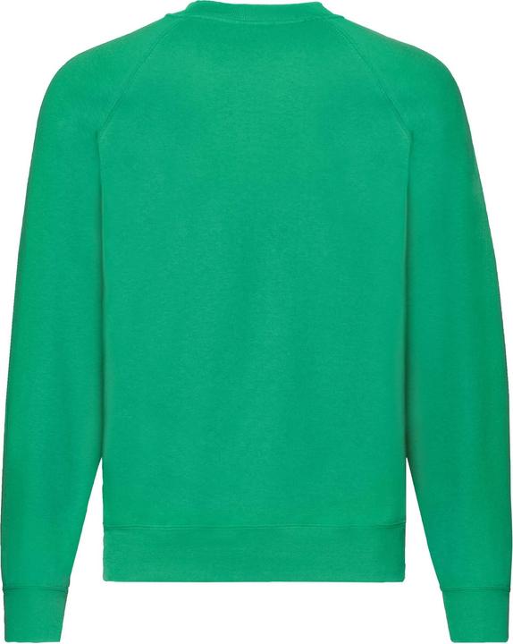 Actual product image Fruit of the Loom Mens Classic 80/20 Raglan Sweatshirt (M)
