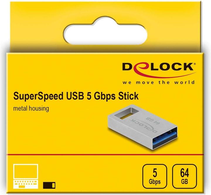 Actual product image Delock USB flash drive (64 GB, USB-A)