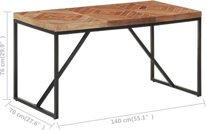 Image du produit vidaXL Esstisch (140 x 70 x 76 cm)