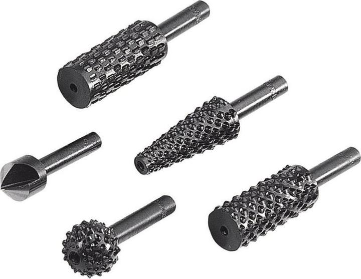 Produktbild wolfcraft 1 Raspel- u. Senker-Set 5-tlg.