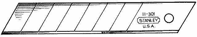 Actual product image Stanley Abbrechklingen (Replacement blade)