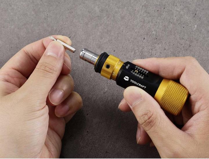 Productafbeelding Toolcraft TO-9627246 Maat momentschroevendraaier voor elektronica en fijnmechanica