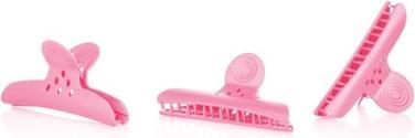 XanitaliaPro Large Pink Hair Clips - Pack of 4 (4 Stk.)