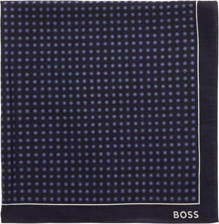 Produktbild BOSS Einstecktuch Logo Seide