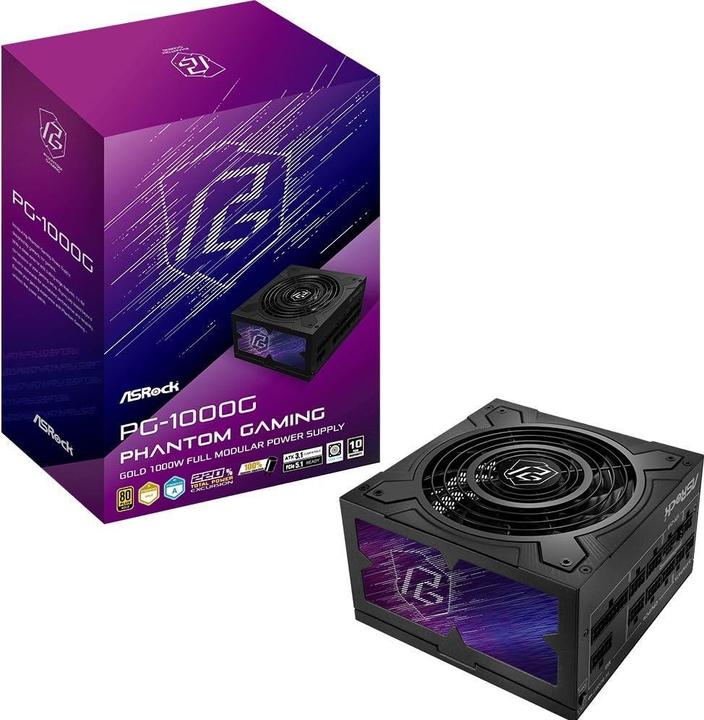 Productafbeelding AsRock Steel Legend voeding 1000W 80+ Gold (1000 W)