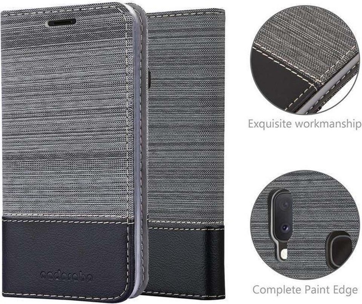 Produktbild Cadorabo Book Jeans Optik Cover (Samsung Galaxy A10e)