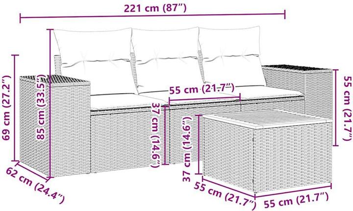 Produktbild vidaXL Brinley