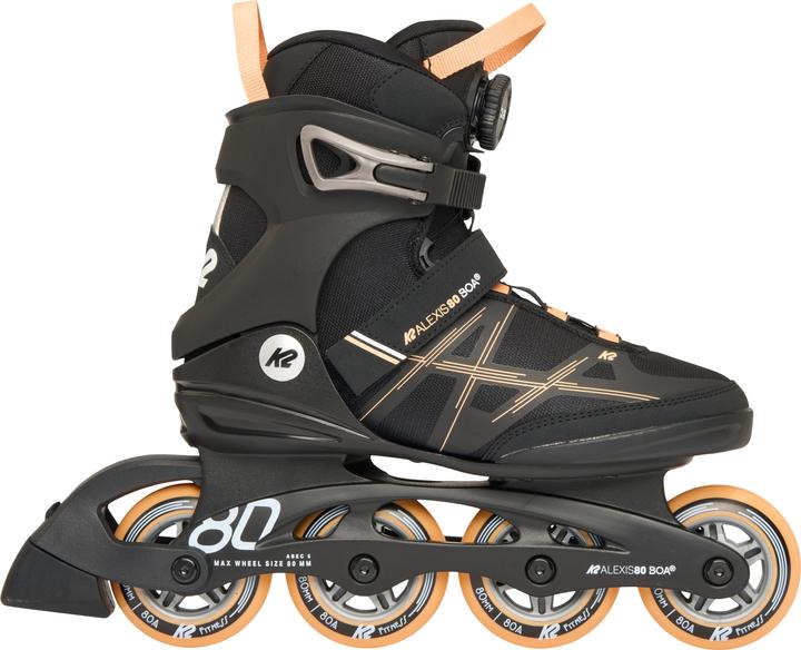 Produktbild K2 ALEXIS 80 BOA,black - pink black - pink 9.5 (40.5)