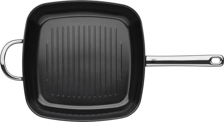Produktbild WMF Edelstahlpfanne Grillpfanne 28cm Pfanne Induktion Durado beschichtet (28.28 cm, Grillpfanne, Edelstahl)