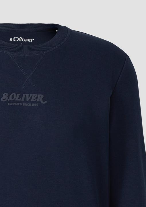Produktbild s.Oliver Sweatshirt Sweatshirt mit Logo-Artwork (S)