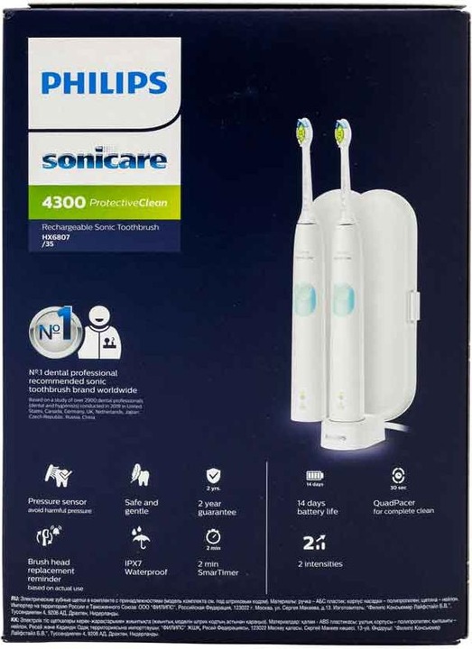 Productafbeelding Philips Sonicare ProtectiveClean 4300 (Sonische tandenborstel)