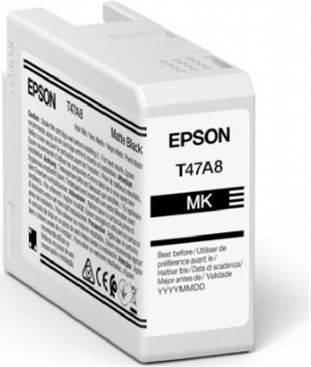 Epson Ink/Singlpck Matte BK T47A8 Pro 10 50ml (BK)