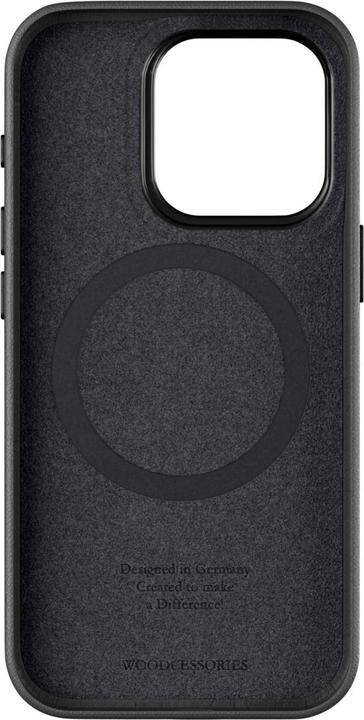 Actual product image Woodcessories Bio Leather Case (Apple iPhone 15 Pro)