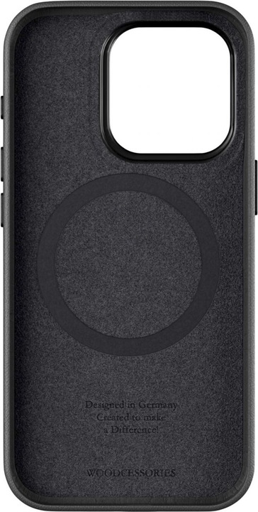 Actual product image Woodcessories Bio Leather Case (Apple iPhone 15 Pro)