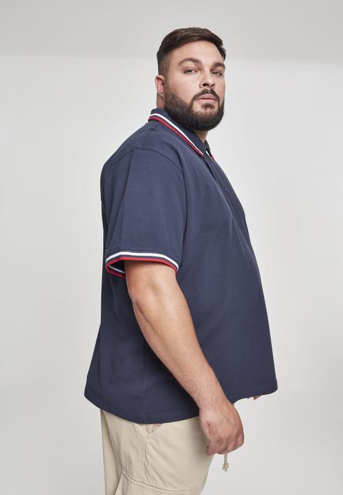 Produktbild Urban Classics Double Stripe Poloshirt (M)