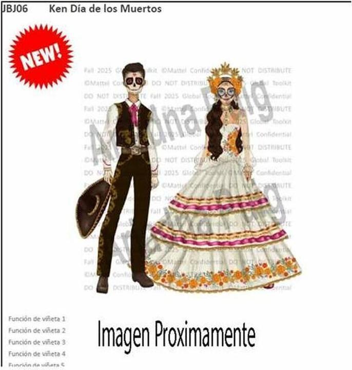 Actual product image Barbie Signature Dia De Muertos Ken