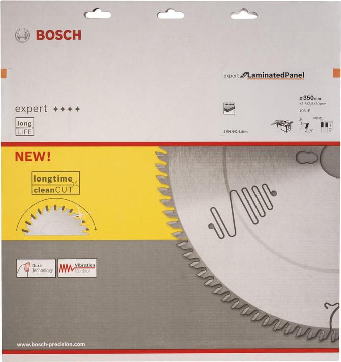 Actual product image Bosch Professional Zubehör Circular saw blade Expert for Lami