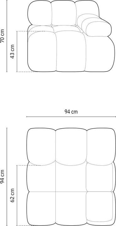 Produktbild Micadoni Bellis (2-Sitzer, 3-Sitzer, 4-Sitzer)