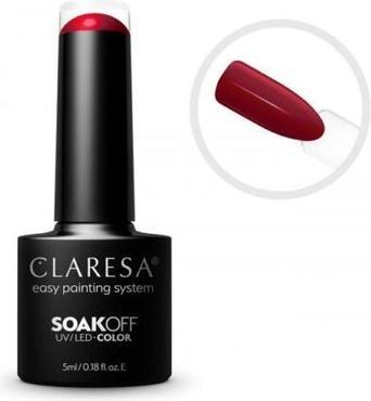 Immagine prodotto Claresa SoakOFF Gel UV/LED Rosso 435 5ml (Rosso, Vernice UV gel)