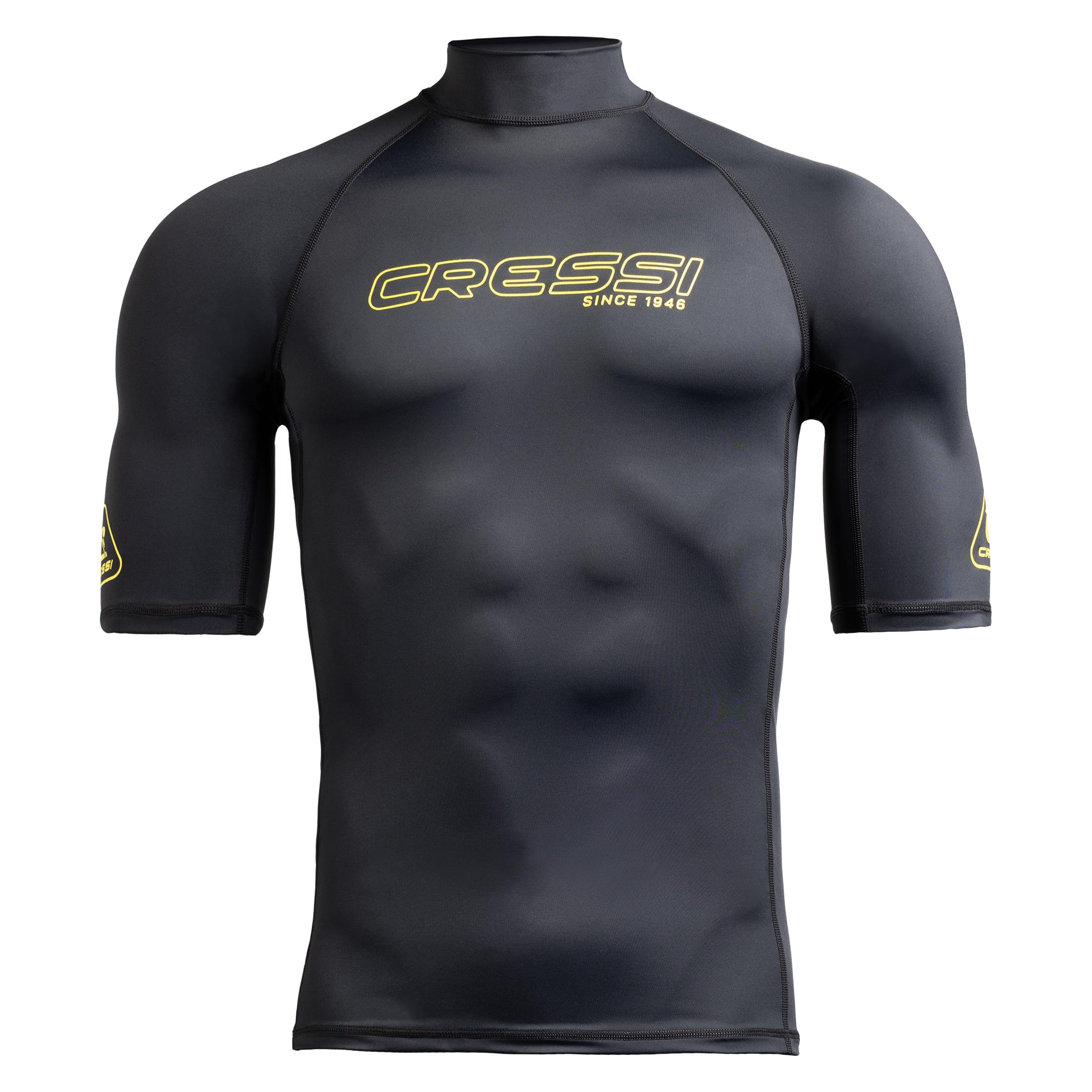Cressi, Herren, Badeshirts, Rashguard, Schwarz, (48)