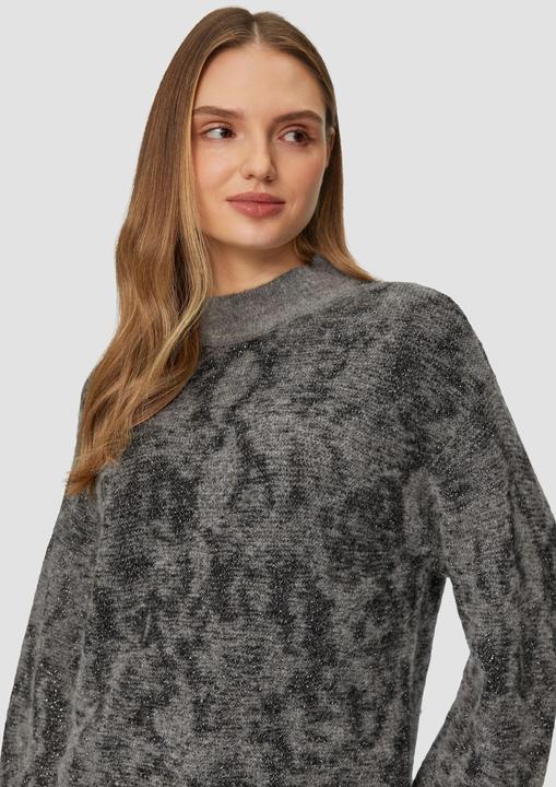 Image du produit S.Oliver Strickpullover Gemusterter Strickpullover mit Glitzergarn (46)