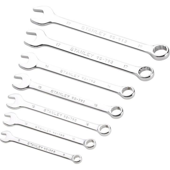 Stanley, Chiave inglese, Juego 7 llaves combinadas (19 mm, 12 mm, 14 mm, 10 mm, 17 mm, 13 mm)