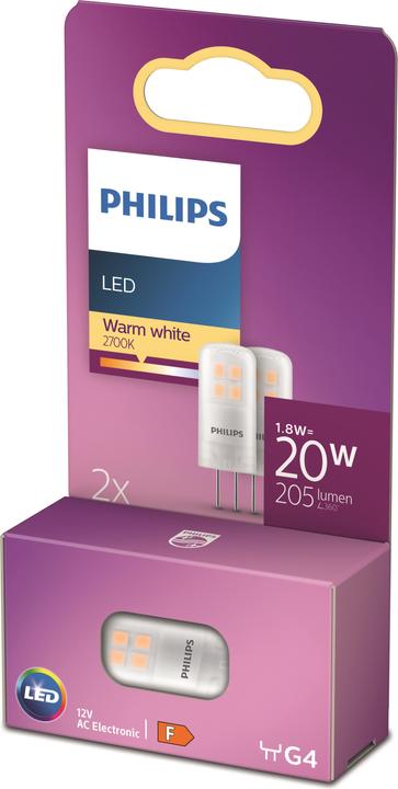 Immagine prodotto Philips Capsula (G4, 1.80 W, 205 lm, 2 x, F)