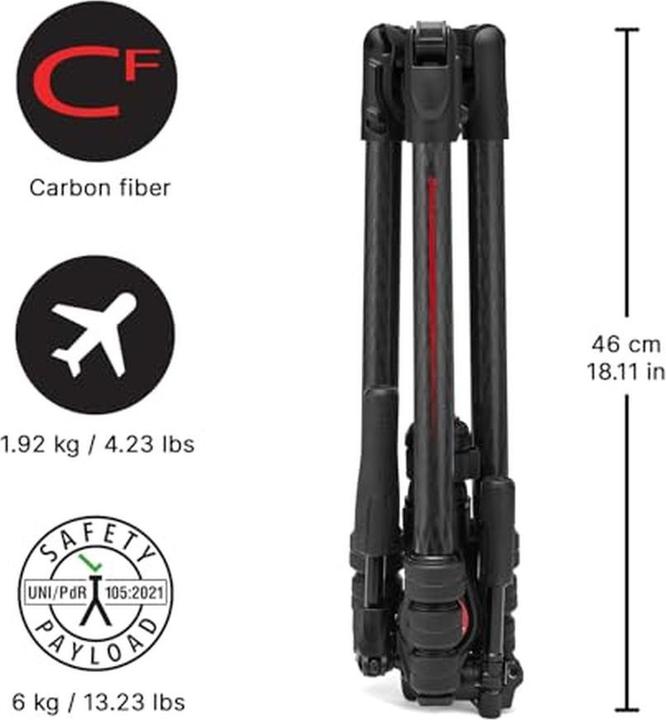 Immagine prodotto Manfrotto Befree GT Pro 3-Way (Metallo)