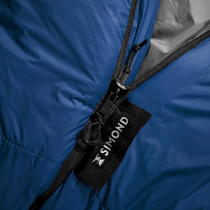Produktbild Simond Mumienschlafsack koppelbar kompakt Trekking - MT500 15 °C Kunstfaser (190 cm)