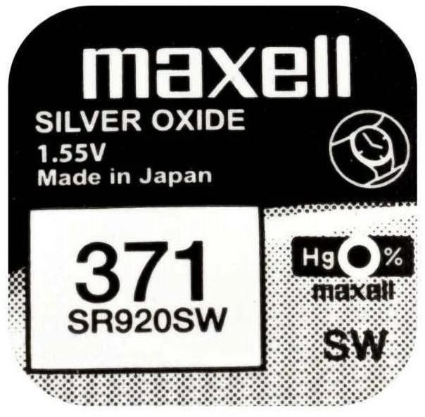 Image du produit Maxell SR920SW (10 pcs, SR920, 45 mAh)