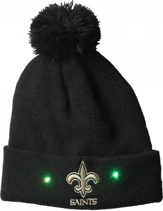 Actual product image Foco New Orleans Saints - NFL - Light Up Beanie - Black