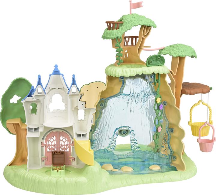 Actual product image Sylvanian Families Waterfall adventure playground