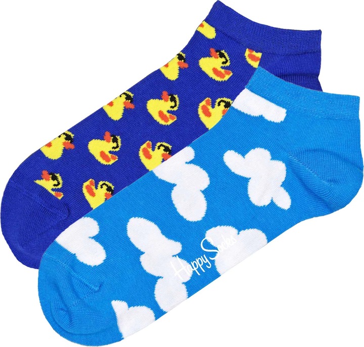 Actual product image Happy Socks 2-Pack Rubber Dock Low Sock (41 - 46)